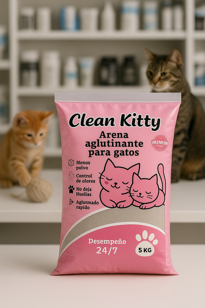 ARENA SANITARIA AGLUTINANTE PARA GATO