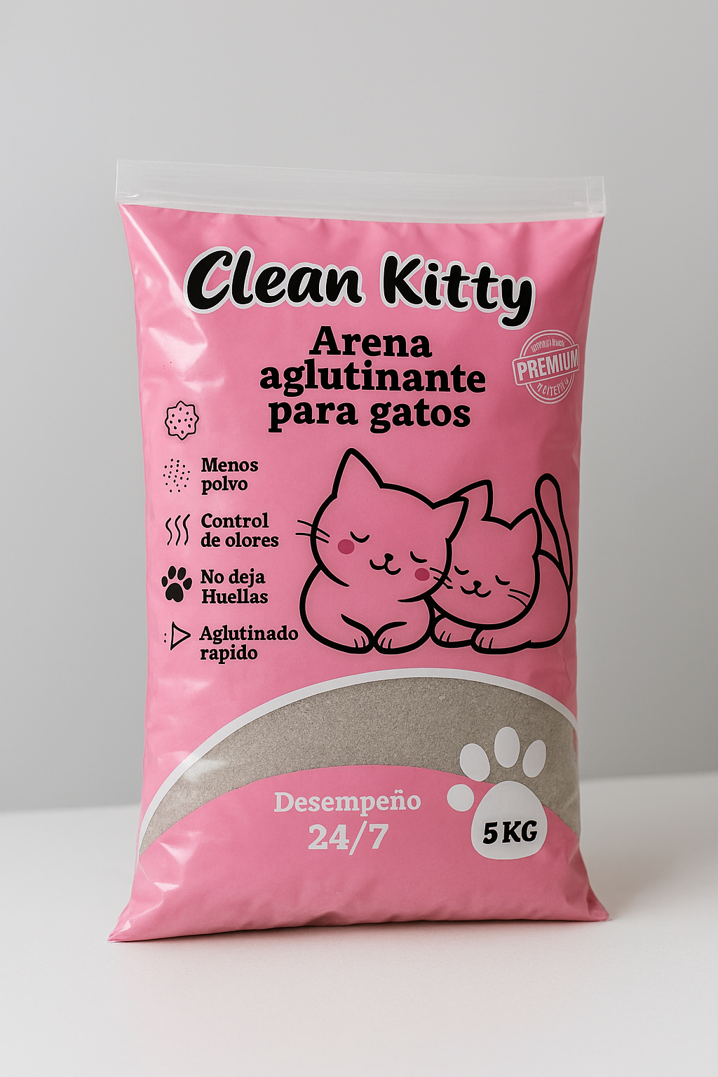 ARENA SANITARIA AGLUTINANTE PARA GATO