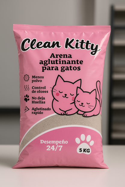 ARENA SANITARIA AGLUTINANTE PARA GATO