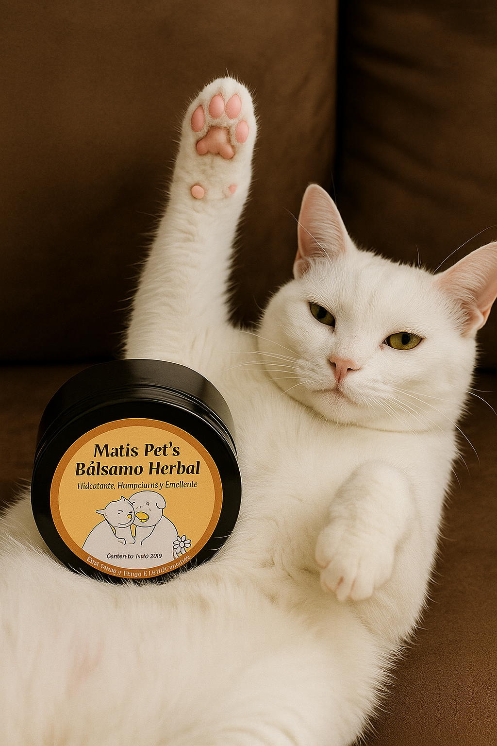 Bálsamo curativo para perros o gatos