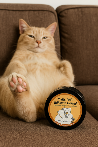 Bálsamo curativo para perros o gatos