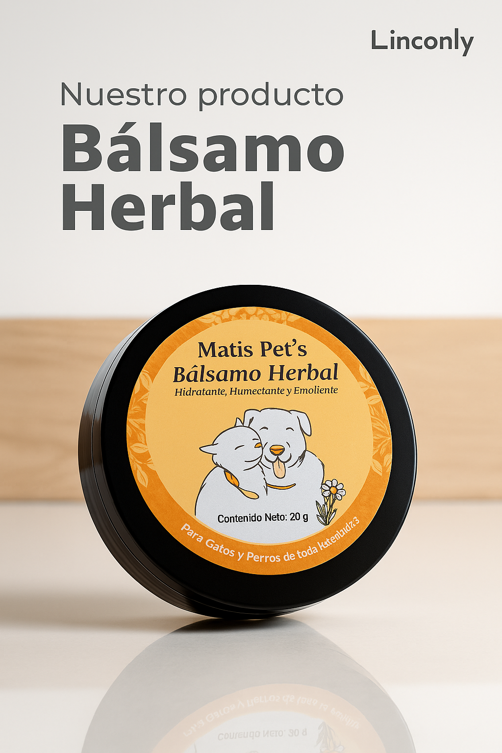 Bálsamo curativo para perros o gatos