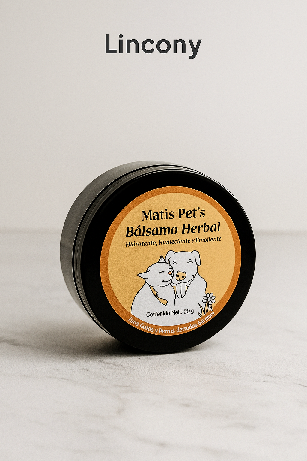 Bálsamo curativo para perros o gatos
