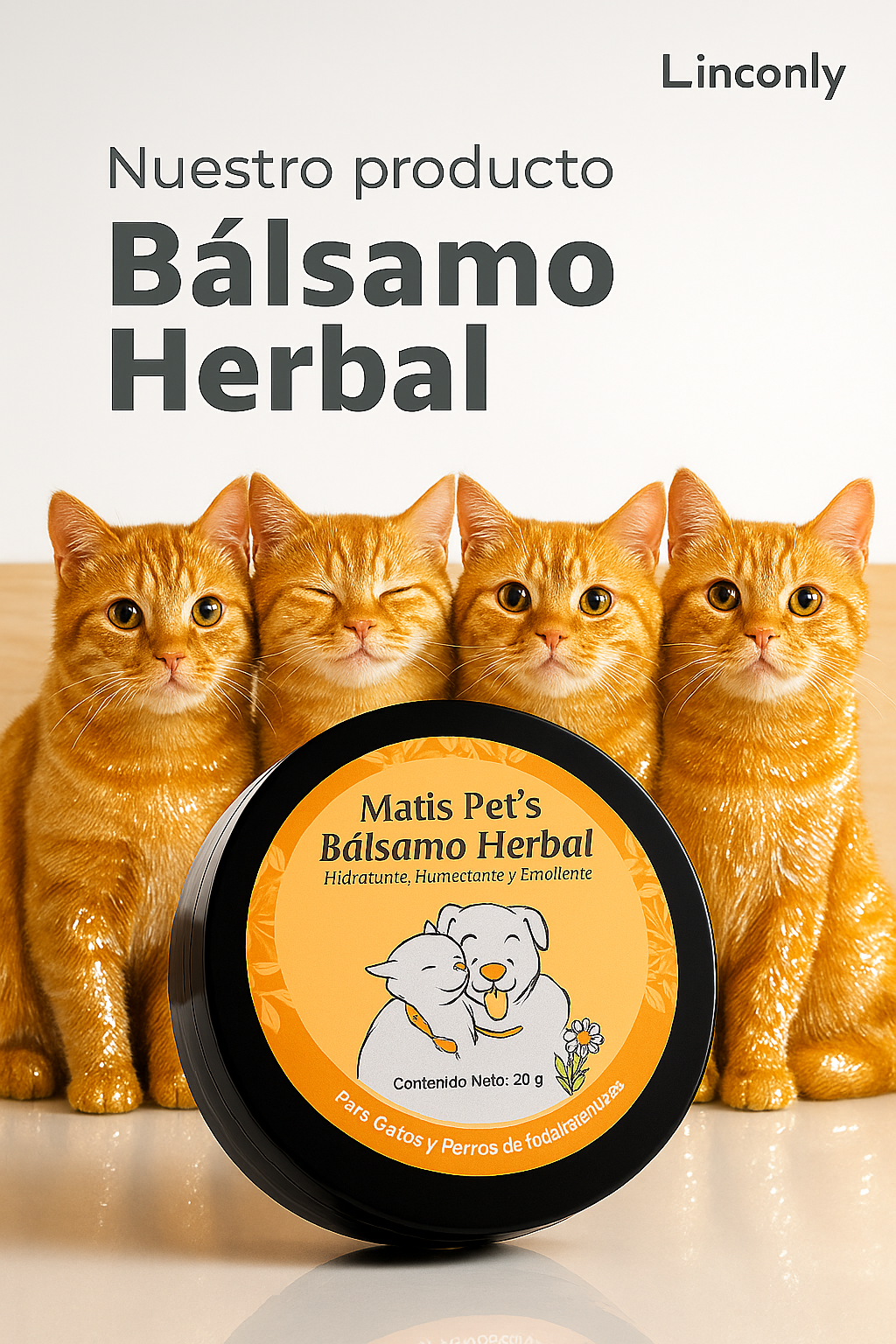 Bálsamo curativo para perros o gatos