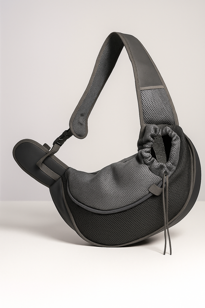 Bolso Transportador Cruzado para Mascotas | Manos Libres, Cómodo y Seguro